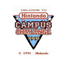 Nintendo Campus Challenge 1991 screenshot 3 for NES